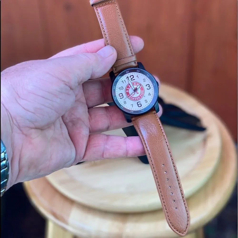 COPY - Alabama Crimson Tide watch NWOT combination with elephant plush toy